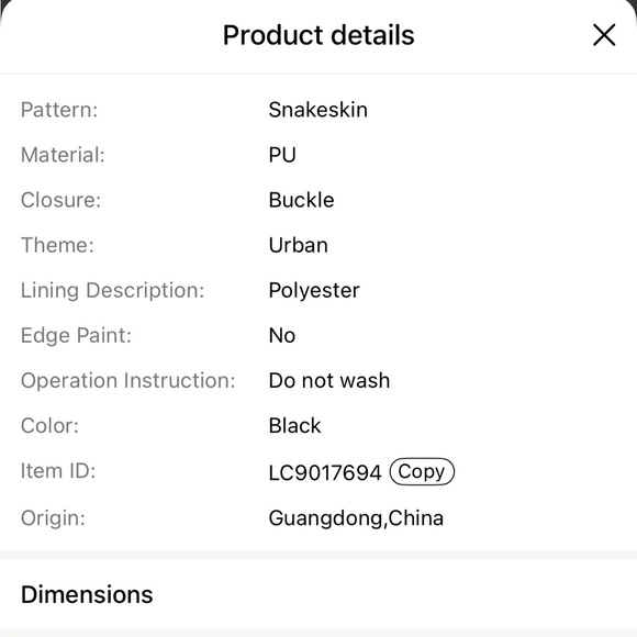 Unbranded Elegant Black Snake-Print Bag w/  Golden Lion Head & Golden Chain-NIP - Picture 16 of 16